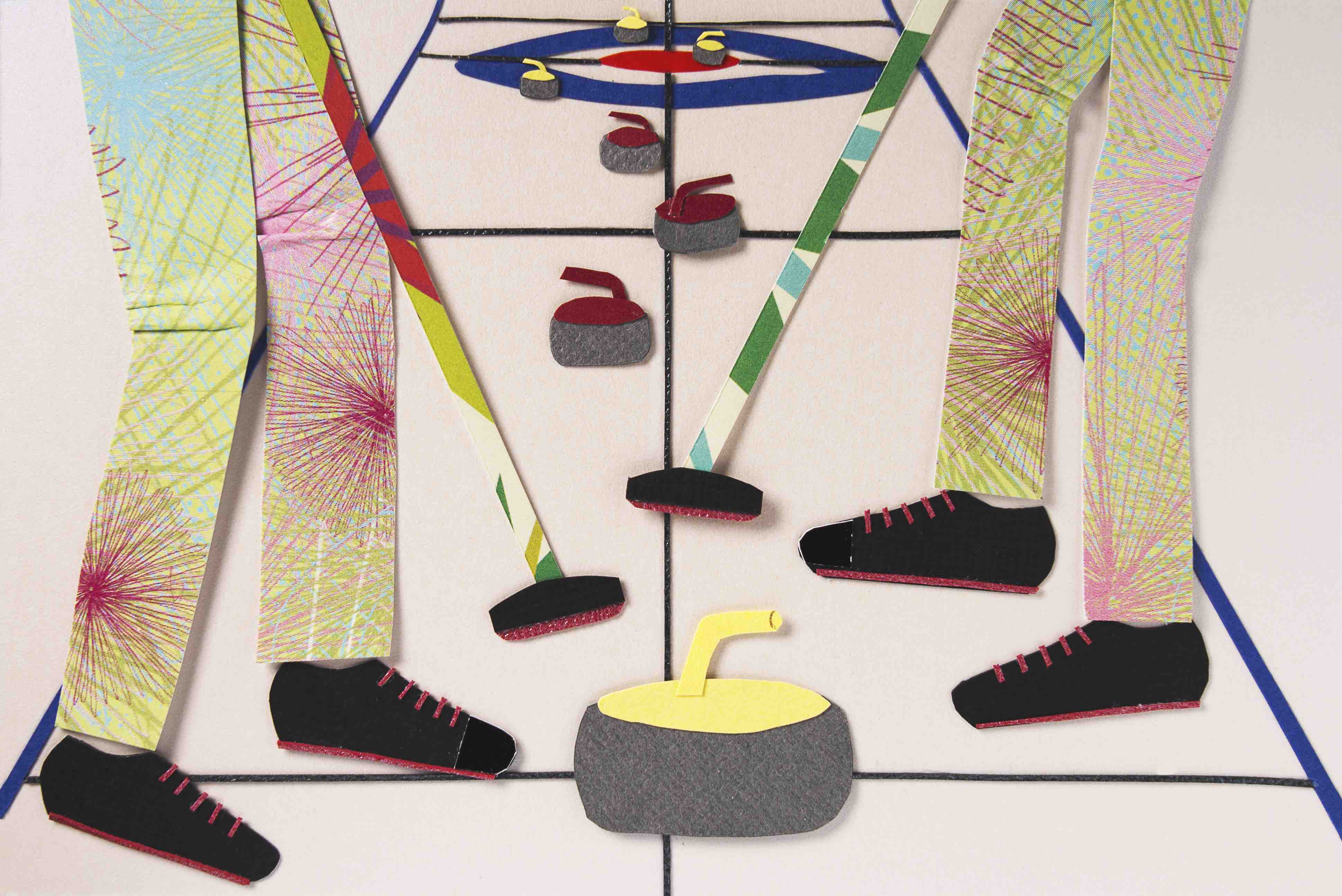 Winter achievement badge 2 Curling Vern