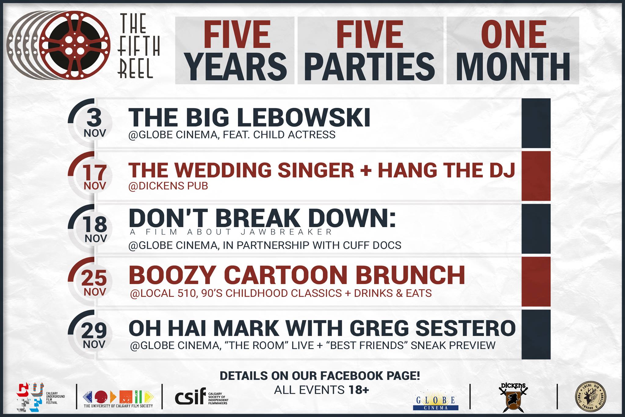 Five Years of Fifth Reel Boozy Cartoon Brunch