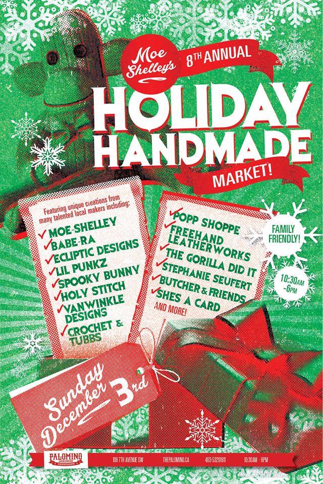 Moe-Shelley’s 8th Annual Holiday Craft Sale + Market