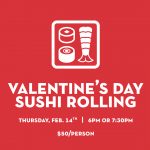 Valentine's Day Sushi Rolling