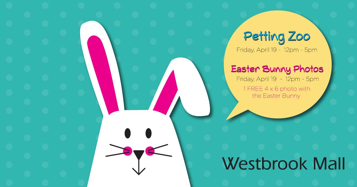 Easter Petting Zoo at Westbrook Mall